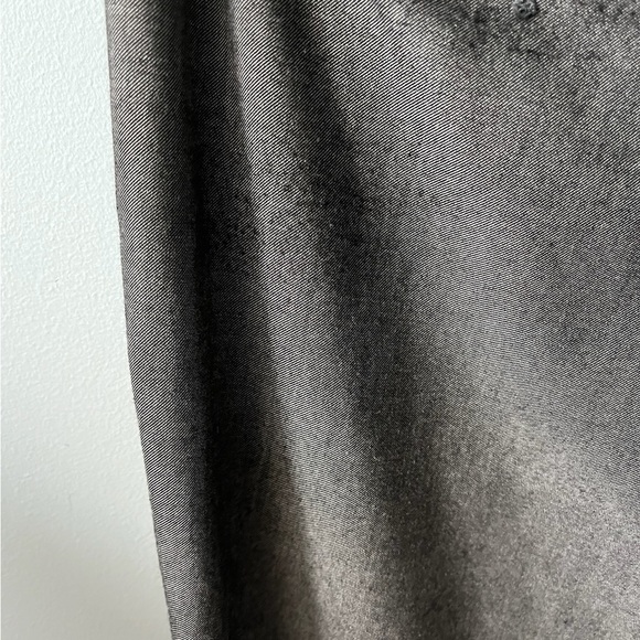 Zara grey zippered button hook tapered trousers size Small - Picture 12 of 12